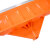 冰禹 BYQ-558 除雪铲推雪板扫雪锹清洁工具 橙色塑料铝杆推雪铲（含柄）5把