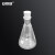 安赛瑞 玻璃三角烧瓶 口三角瓶直口锥形瓶实验室仪器 3000ml 含胶塞 600443