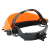 成楷科技 CKL-3022 工业切割园艺割草面屏 防飞溅防尘透明防护面罩护脸 组装款橙色 1套