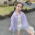 迪士尼（Disney）女童防晒衣夏季薄款2024新款透气夏装儿童外套小童衬衣紫外线开衫 白色 90cm