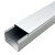 润宏工品 铝合金方形线槽一根2米 40*20 单位：一米
