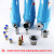 定制气泵空压机油水分离器压缩空气冷干机干燥小型除水气水精适配 定制酒红色 2.4立方3个小球适配
