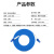 创优捷 光纤跳线 铠装 单纤 LC/UPC-LC/UPC-单模-G.652D-3mm-35M-LSZH-蓝色