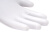 鲁工尼龙手套耐磨浸胶涂层夏季工作防护 PU50白色PU涂掌粉边S6双
