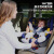 阿布纳Abner 婴儿童安全座椅汽车用0-4-12岁 360度旋转可躺isofix硬接口 宇航员008（大黄蜂）