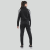 阿迪达斯（Adidas）女装运动套装黑色2023春夏新款开衫立领外套抽绳慢跑健 黑色 S
