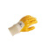 代尔塔(DELTAPLUS）201015黄色8码 轻型丁腈涂层手套 耐磨抗撕裂手套 60副装