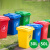 100升120 240L超大号户外垃圾筒工业垃圾桶带盖塑料特大环卫大型 60L长方无盖(灰蓝绿红备注)