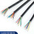 耐高温多芯电缆线软硅橡胶护套线电源线导线铜芯YGC5 8芯 0.5平方 8X0.75平方 外径10.2MM 10m