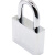 沸耐笙 FNS-22039 仿不锈钢防水白钢户外大门挂锁/叶片钥匙  短40#通开配1钥匙 1把