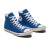 匡威（Converse）All Star经典帆布男女复古高帮运动鞋164028C 蓝色/白色/164028C 35