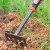 兰诗 WYQ0412 农用工具挖土铲子园林园艺小铁锹松土花铲  五齿耙