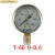 适用于于上海仪川仪表厂Y60 1.6MPA普通压力表气压表水压表 定制 Y-60 0-0.6MPA
