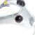 代尔塔 (Deltaplus) 骑行访客护目镜 一体式全透明设计 可同时佩戴眼镜 101131 液体防护眼罩(101124)