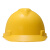 梅思安/MSA V-Gard标准型ABS V型安全帽工地建筑工程防砸防冲击头盔一指键帽衬带下颚带 可定制 黄色