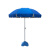 劳博士 LBS846 应急用大雨伞 遮阳伞摆摊圆伞沙滩伞广告伞 2.2米蓝色+银胶(有伞套)