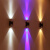 IGIFTFIRE定制双头壁灯酒吧KTV装饰氛围灯走廊过道背景墙射灯创意柱子楼梯 单面  3W暖白