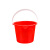 适用于百货红色油漆桶鸡蛋喜蛋小红桶塑料水桶涂刷儿童调漆桶工业 红色有盖25L