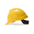 梅思安/MSA V-Gard500豪华型PE透气孔V型安全帽工地建筑工程防砸防冲击头盔超爱戴帽衬带下颚带 可定制 蓝色