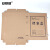 安赛瑞 档案盒（10只装）无酸纸牛皮纸 加厚文件资料盒 财务凭证盒31x22cm 厚度6cm 24263