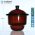 实验室棕色玻璃真空干燥器干燥皿防潮罐ml2102F2402F3002F3502F400 普通棕色300mm