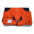 御林铁卫YL-6045橙色拼蓝色五代拼色春秋款工作服套装 橙拼蓝色 160/S