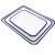 比鹤迖 BHD-6005 实验室长方形托盘白色瓷方盘 搪瓷盘38×28 1个