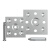 干挂瓷砖配件固定件卡扣挂件背景墙安装大理石岩板点挂扣件铁片 (5套)1mm不锈钢片+膨胀管