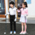 TTYGJ高尔夫球服装 儿童长袖球服 亲子男女童POLO衫韩版春夏季运动衣服 粉色 L