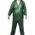 巨成 分体牛筋风衣式雨衣 一次性雨衣 可多次使用 绿色 一件价 均码（170-190）