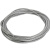 得豫工品 镀锌钢丝绳 银白色 防锈镀锌钢丝绳 十米价 单位：卷  镀锌8mm 