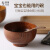 佳佰 酸枣木整木碗实木日式圆碗饭碗宝宝碗辅食碗面碗沙拉碗 W48(11.5*6.7)