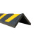橡胶护角汽车防撞条防撞角护墙角PVC角条加厚车库反光交通警示条 100*5*0.5cm