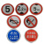 驼铃纵横 JS-600 交通标志牌 圆牌三角牌交通标识反光标牌限速牌限高指示禁令警告组合标志 掉头