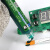 绿油光阻焊黑油UV紫光固化用阻焊BGA PCB线路板保护漆 Pro8铝合金推杆+绿油+紫光灯
