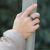 卡莱文刻字十字架戒指男士潮流霸气单身戒指个性复古时尚黑色食指环生日 K LW美6号内直径16.6mm