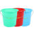 鑫工派 水桶 加厚塑料手提桶储水桶清洁洗车桶 口径24*高19cm容量约5升（颜色随机） QJ1701