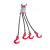 派尼尔   吊具（变速箱+侧减速器）+96A 技术规格8T 1.3M+1.4M+1.28M+1.27M四肢链条吊具