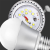 简霓     LED灯泡E27螺口暖白超亮节能灯超亮卡口球泡灯（10个/件） E27螺口银边5W