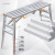 安达通 折叠马凳梯 可升降调节加厚装修工程梯平台梯子 1.8*40加厚双支撑 方管面