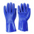 AP 劳保手套 均码 蓝色浸塑磨砂 10双装/捆 单位：捆 起订量30捆 货期35天