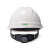 梅思安/MSA V-Gard500豪华型ABS透气孔V型安全帽工地建筑工程防砸防冲击头盔超爱戴帽衬带下颚带 可定制 白色