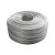 润宏工品 镀锌不包塑钢丝绳 起重钢丝绳 无包胶裸钢丝 10mm（重型）+8个卡扣 一盘（100米价） 
