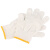 哥尔姆 劳保手套加厚耐磨 白线手套防护手套 高密度工地工作手套 男女手套/6付GM009