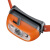 神火 HL05 感应头灯强光充电 定做 防水头戴式手电筒LED夜钓鱼灯 橙色 1套