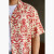 Mbbcar高端天丝夏复古花卉古巴领短袖衬衫MBBCAR窄幅美式休闲夏威夷衬衣 红色 M