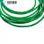定制聚氨酯粗面圆带粘接圆形粗面皮带电机传动带业皮带U绿色粗面带 4mm绿色粗面1米价