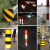 红白黄黑反光膜高速交通安全限高柱子警示带夜间防撞路桩反光贴条 20cm宽 1红1白直纹1米