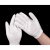 白色手套棉夏季透气薄款文玩盘珠礼仪工作男女加厚耐磨劳保干活 白色款-薄24双 XL