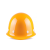 泓瑞沣 玻璃钢加厚安全帽工地建筑安全帽 橙色 单位：顶